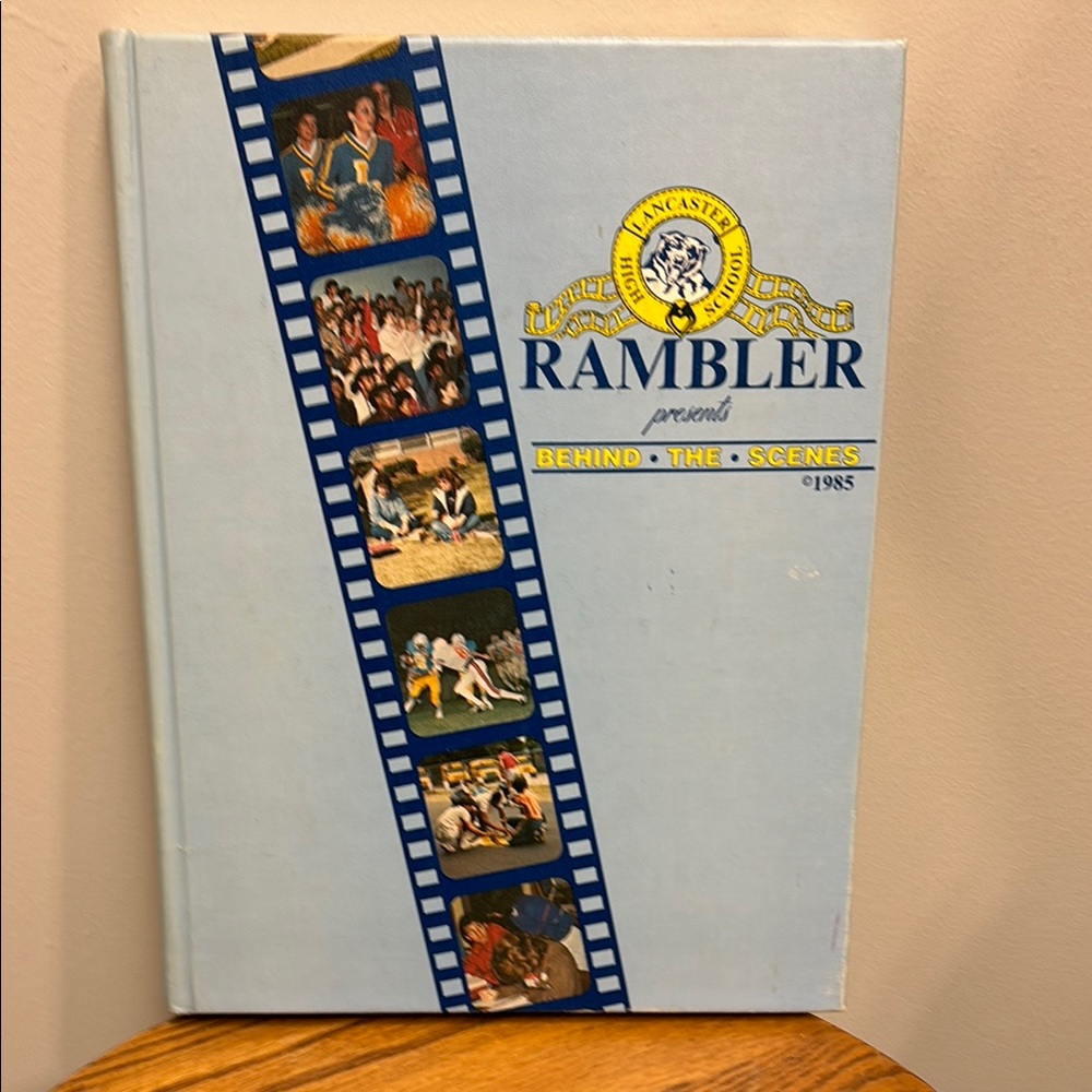 Lancaster High School YEARBOOK Rambler 1985 South Carolina  Behind the Scenes